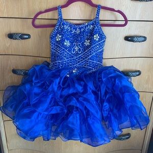 Cupcake Blue Pageant Dress!